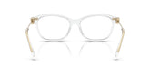 RALPH LAUREN 6247U 5002 - Transparent Rectangle Eyeglasses for Women - back view