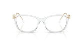 RALPH LAUREN 6247U 5002 - Transparent Rectangle Eyeglasses for Women - front view