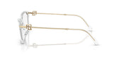 RALPH LAUREN 6247U 5002 - Transparent Rectangle Eyeglasses for Women - side view