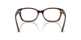RALPH LAUREN 6252U 6241 - Brown Rectangle Eyeglasses for Women - back view