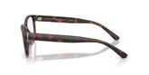 RALPH LAUREN 6252U 6241 - Brown Rectangle Eyeglasses for Women - side view