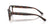 RALPH LAUREN 6252U 6241 - Brown Rectangle Eyeglasses for Women - side view