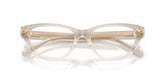 RALPH LAUREN 6257U 6112 - Grey Cat-Eye Eyeglasses for Women - folded
