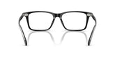 RALPH LAUREN 6264U 5001 - Black Rectangle Eyeglasses for Men - back view