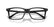 RALPH LAUREN 6264U 5001 - Black Rectangle Eyeglasses for Men - folded