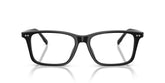 RALPH LAUREN 6264U 5001 - Black Rectangle Eyeglasses for Men - front view