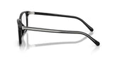 RALPH LAUREN 6264U 5001 - Black Rectangle Eyeglasses for Men - side view