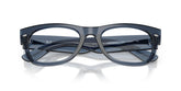 RAY BAN 0832V 8223 - Blue Wayfarer Eyeglasses for Men - folded