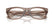 RAY BAN 0832V 8457 - Beige Wayfarer Eyeglasses for Men - folded
