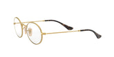 RAY BAN 3547V 2500 - Brown Oval Eyeglasses for Men - 360° view 60°