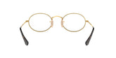 RAY BAN 3547V 2500 - Brown Oval Eyeglasses for Men - 360° view 180°