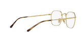 RAY BAN 3694V 2500 - Brown Geometric Eyeglasses for Men - 360° view 240°