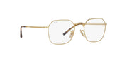 RAY BAN 3694V 2500 - Brown Geometric Eyeglasses for Men - 360° view 330°