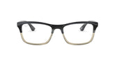 RAY BAN 5279 5540 - Grey Rectangle Eyeglasses for Men - 360° view 0°