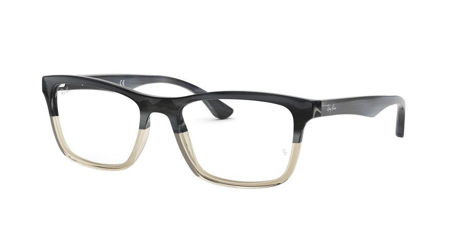 RAY BAN 5279 5540 - Grey Rectangle Eyeglasses for Men