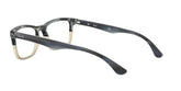 RAY BAN 5279 5540 - Grey Rectangle Eyeglasses for Men - 360° view 120°