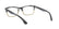 RAY BAN 5279 5540 - Grey Rectangle Eyeglasses for Men - 360° view 150°