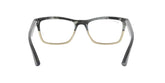 RAY BAN 5279 5540 - Grey Rectangle Eyeglasses for Men - 360° view 180°