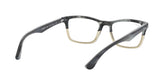 RAY BAN 5279 5540 - Grey Rectangle Eyeglasses for Men - 360° view 210°