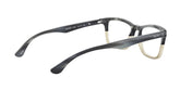 RAY BAN 5279 5540 - Grey Rectangle Eyeglasses for Men - 360° view 240°