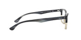 RAY BAN 5279 5540 - Grey Rectangle Eyeglasses for Men - 360° view 270°