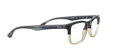 RAY BAN 5279 5540 - Grey Rectangle Eyeglasses for Men - 360° view 300°