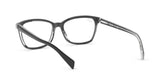 RAY BAN 5362 2034 - Black Cat-Eye Eyeglasses for Women - 360° view 150°