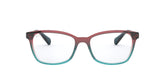 RAY BAN 5362 5834 - Blue Cat-Eye Eyeglasses for Women - 360° view 0°