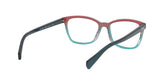 RAY BAN 5362 5834 - Blue Cat-Eye Eyeglasses for Women - 360° view 210°