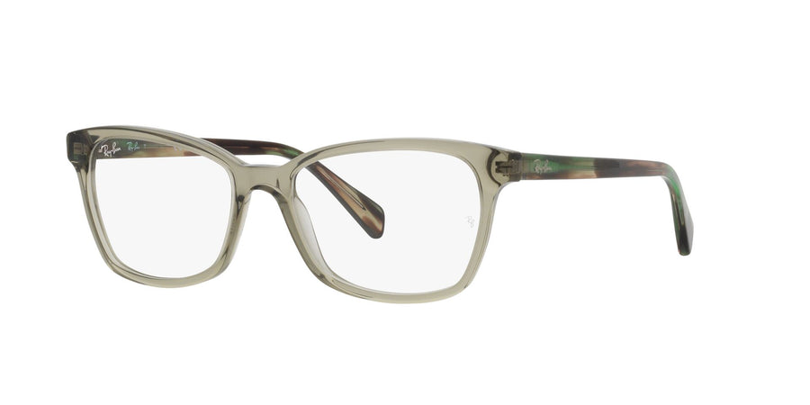 RAY BAN 5362 8178 - Green Cat-Eye Eyeglasses for Women