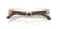 VERSACE 1318 1252 - Gold Cat-Eye Eyeglasses for Women - folded