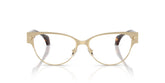 VERSACE 1318 1252 - Gold Cat-Eye Eyeglasses for Women - front view