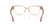VERSACE 1318 1412 - Gold Cat-Eye Eyeglasses for Women - back view