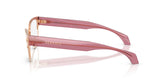 VERSACE 1318 1412 - Gold Cat-Eye Eyeglasses for Women - side view