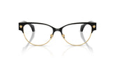 VERSACE 1318 1433 - Gold Cat-Eye Eyeglasses for Women - front view