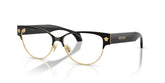 VERSACE 1318 1433 - Gold Cat-Eye Eyeglasses for Women
