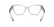 VERSACE 3347 5305 - Grey Cat-Eye Eyeglasses for Women - back view