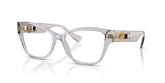 VERSACE 3347 5305 - Grey Cat-Eye Eyeglasses for Women