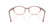 VERSACE 3393D 5435 - Brown Oval Eyeglasses for Women - back view