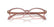VERSACE 3393D 5435 - Brown Oval Eyeglasses for Women - folded