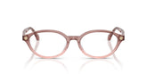 VERSACE 3393D 5435 - Brown Oval Eyeglasses for Women - front view