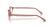 VERSACE 3393D 5435 - Brown Oval Eyeglasses for Women - side view