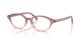 VERSACE 3393D 5435 - Brown Oval Eyeglasses for Women