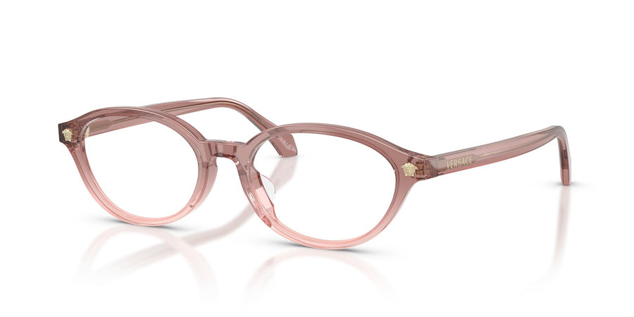 VERSACE 3393D 5435 - Brown Oval Eyeglasses for Women