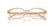 VERSACE 3393D 5518 - Brown Oval Eyeglasses for Women - folded