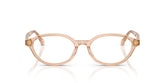 VERSACE 3393D 5518 - Brown Oval Eyeglasses for Women - front view