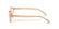 VERSACE 3393D 5518 - Brown Oval Eyeglasses for Women - side view