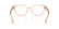 VERSACE 3394D 5339 - Pink Cat-Eye Eyeglasses for Women - back view