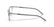 ARMANI EXCHANGE 1073 6003 - Gunmetal Rectangle Eyeglasses for Men - view 3