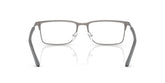 ARMANI EXCHANGE 1073 6003 - Gunmetal Rectangle Eyeglasses for Men - view 4